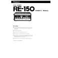 ROLAND RE-150 Instrukcja Obsługi