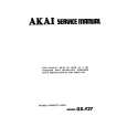 AKAI GXF37 Instrukcja Serwisowa