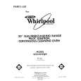 WHIRLPOOL SF335ESPW0 Katalog Części