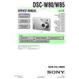 SONY DSC-W85 LEVEL3 Instrukcja Serwisowa