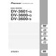 PIONEER DV-3600-G/RAXU Instrukcja Obsługi