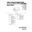 SONY VPH-G70QM Instrukcja Serwisowa