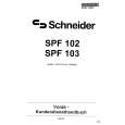 SCHNEIDER SPF103 Instrukcja Serwisowa