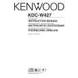 KENWOOD KDC-W427 Instrukcja Obsługi KENWOOD KDC-W427 Instrukcja Obsługi