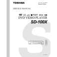 TOSHIBA SD100X Instrukcja Serwisowa