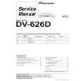 PIONEER DV-626D/WV Instrukcja Serwisowa