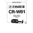 FISHER CRW81 Instrukcja Serwisowa