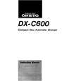 ONKYO DXC600 Instrukcja Obsługi