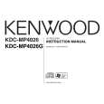 KENWOOD KDC-MP4026G Instrukcja Obsługi