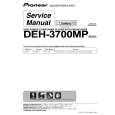 PIONEER DEH-3700MPUC Instrukcja Serwisowa