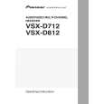 PIONEER VSX-D812-S/KUXJICA Instrukcja Obsługi