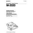 SONY M-2020 Instrukcja Obsługi