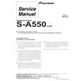 PIONEER S-A550/XJI/E Instrukcja Serwisowa