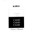 KAWAI CA440 Instrukcja Obsługi