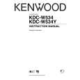KENWOOD KDC-W534Y Instrukcja Obsługi