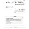 SHARP VC-H800X Instrukcja Serwisowa