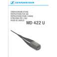 SENNHEISER MD 422 Instrukcja Obsługi