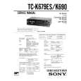 SONY TC-K690 Instrukcja Serwisowa