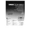 YAMAHA CDX-660 Instrukcja Obsługi