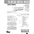 SONY TCW230 Instrukcja Serwisowa