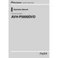 PIONEER AVH-P5000DVD/XN/RE Instrukcja Obsługi