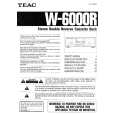 TEAC W6000R Instrukcja Obsługi