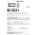 PIONEER M-IS21/MYXJ Instrukcja Serwisowa