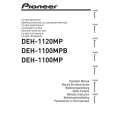 PIONEER DEH-1100MP/XP/EW5 Instrukcja Obsługi