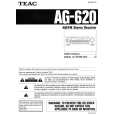 TEAC AG-620 Instrukcja Obsługi