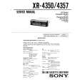 SONY XR4350 Instrukcja Serwisowa