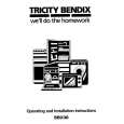 TRICITY BENDIX SB230B Instrukcja Obsługi