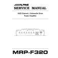 ALPINE MRP-F320 Instrukcja Serwisowa