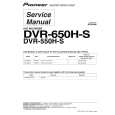 PIONEER DVR-550H-S/WPWXV Instrukcja Serwisowa
