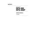 SONY DFS-300P VOLUME 1 Instrukcja Serwisowa