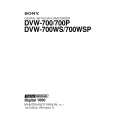 SONY DVW-700P Instrukcja Serwisowa