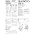 KENWOOD KFC-XW1002DVC Instrukcja Obsługi