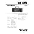 SONY CFS-1045S Instrukcja Serwisowa