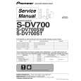 PIONEER S-DV700/DDRXJI Instrukcja Serwisowa