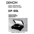 DENON DP-60L Instrukcja Obsługi