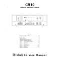 MCINTOSH CR10 Instrukcja Serwisowa