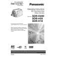 PANASONIC SDRH20 Instrukcja Obsługi