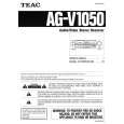 TEAC AG-V1050 Instrukcja Obsługi