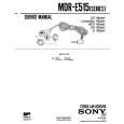SONY MDR-E515 Instrukcja Serwisowa