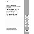 PIONEER XV-DV131/TDXJ/RA Instrukcja Obsługi
