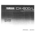 YAMAHA CX-600 Instrukcja Obsługi