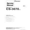 PIONEER CS-3070 Instrukcja Serwisowa