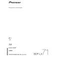 PIONEER BDP-LX71/WSXJ5 Instrukcja Obsługi