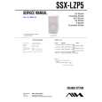 SONY SSXLZP5 Instrukcja Serwisowa