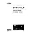 SONY PVW2800P VOLUME 1 Instrukcja Serwisowa