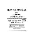 ORION DVDVR-2963SI Instrukcja Serwisowa